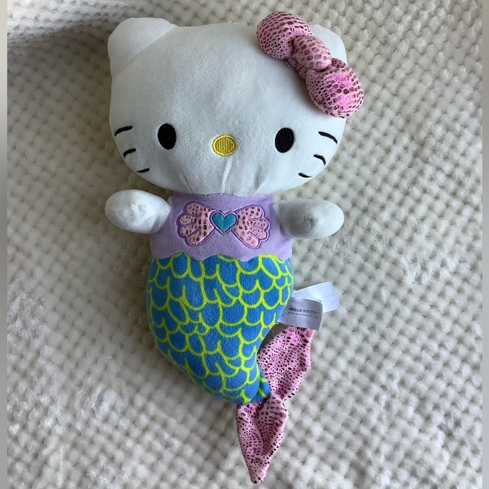 HELLO KITTY Plush Mermaid Kitty Stuffed Animal Toy Sanrio K01143 Fiesta